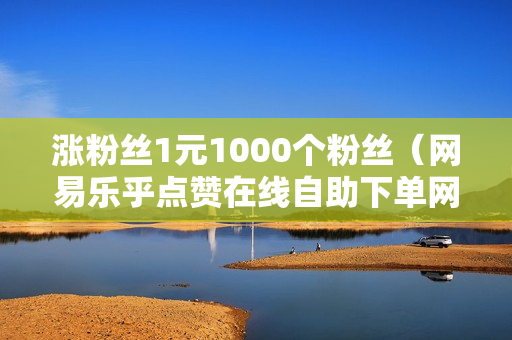 涨粉丝1元1000个粉丝（网易乐乎点赞在线自助下单网站）