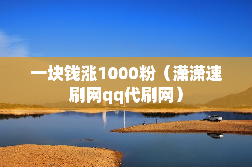 一块钱涨1000粉（潇潇速刷网qq代刷网）