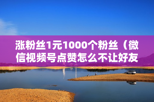 涨粉丝1元1000个粉丝（微信视频号点赞怎么不让好友看到的教程）