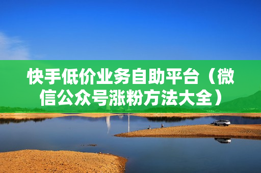 快手低价业务自助平台（微信公众号涨粉方法大全）