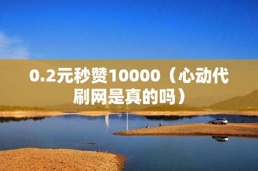 0.2元秒赞10000（心动代刷网是真的吗）