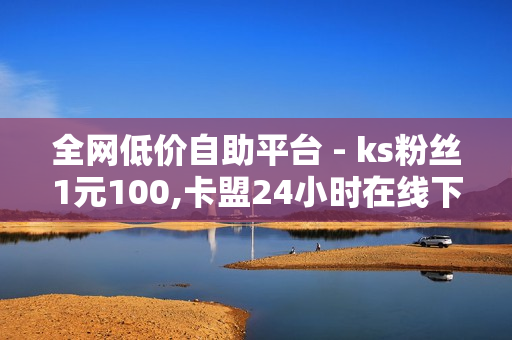 全网低价自助平台 - ks粉丝1元100,卡盟24小时在线下单平台最低价 - 球球24小时自助下单网站