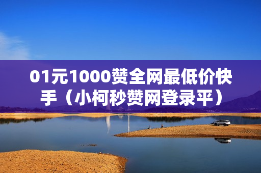 01元1000赞全网最低价快手（小柯秒赞网登录平）