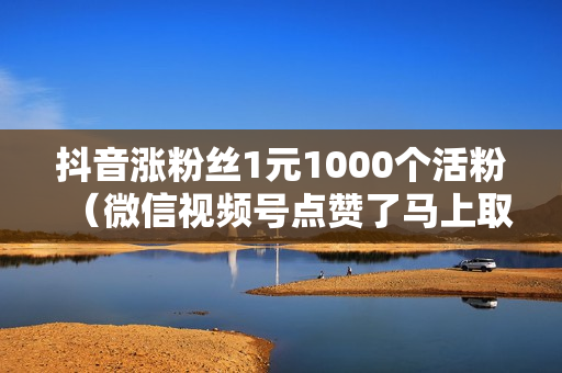 抖音涨粉丝1元1000个活粉（微信视频号点赞了马上取消别人能看见吗）-抖音涨粉丝1元1000个活粉是真的吗