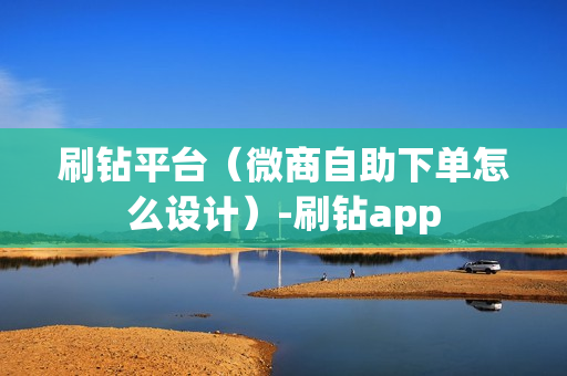 刷钻平台（微商自助下单怎么设计）-刷钻app