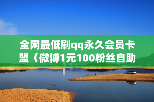 全网最低刷qq永久会员卡盟（微博1元100粉丝自助下单平台）-