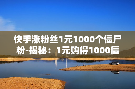 快手涨粉丝1元1000个僵尸粉-揭秘：1元购得1000僵尸粉，快手涨粉背后的真相与风险分析