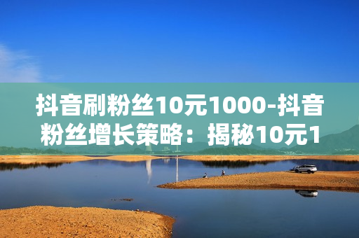 抖音刷粉丝10元1000-抖音粉丝增长策略：揭秘10元1000粉丝背后的运营秘籍