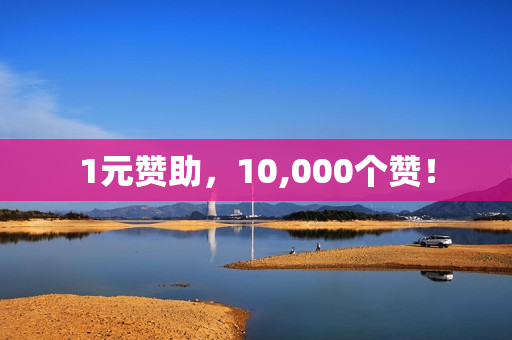 1元赞助，10,000个赞！