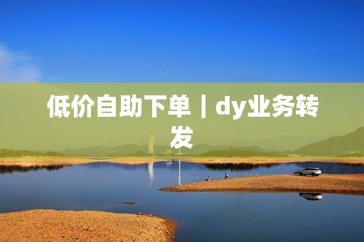 低价自助下单｜dy业务转发