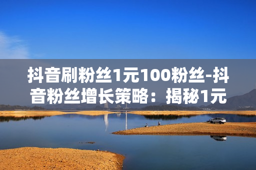 抖音刷粉丝1元100粉丝-抖音粉丝增长策略：揭秘1元100粉丝服务背后的运营秘籍